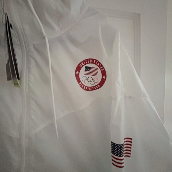 Nike Team USA Olympic Team Windrunner Woven Jacket - White - Picture 4 of 4